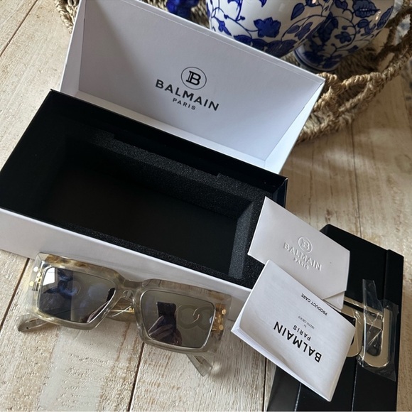 Chic Balmain Silver Sunglasses 53MM